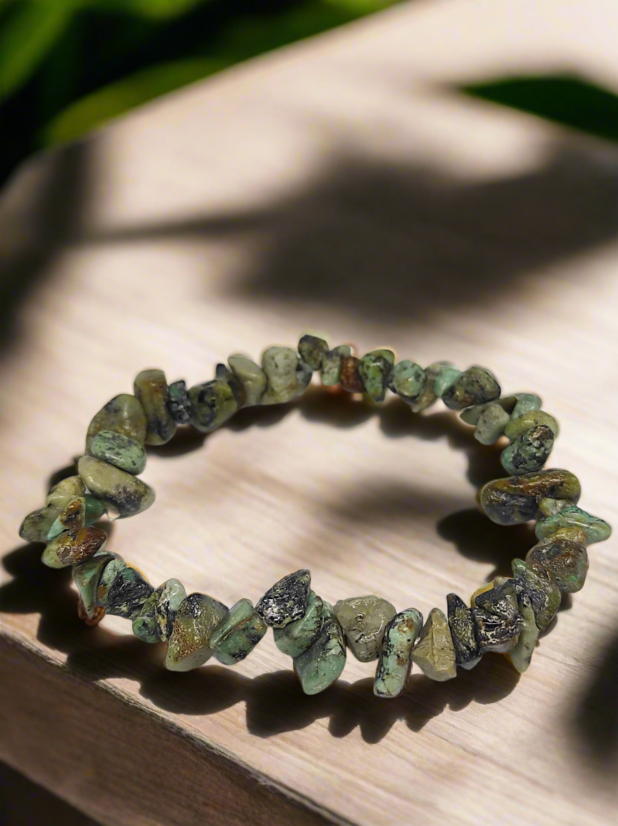 Bracelet baroque "Harmonie" Turquoise africaine