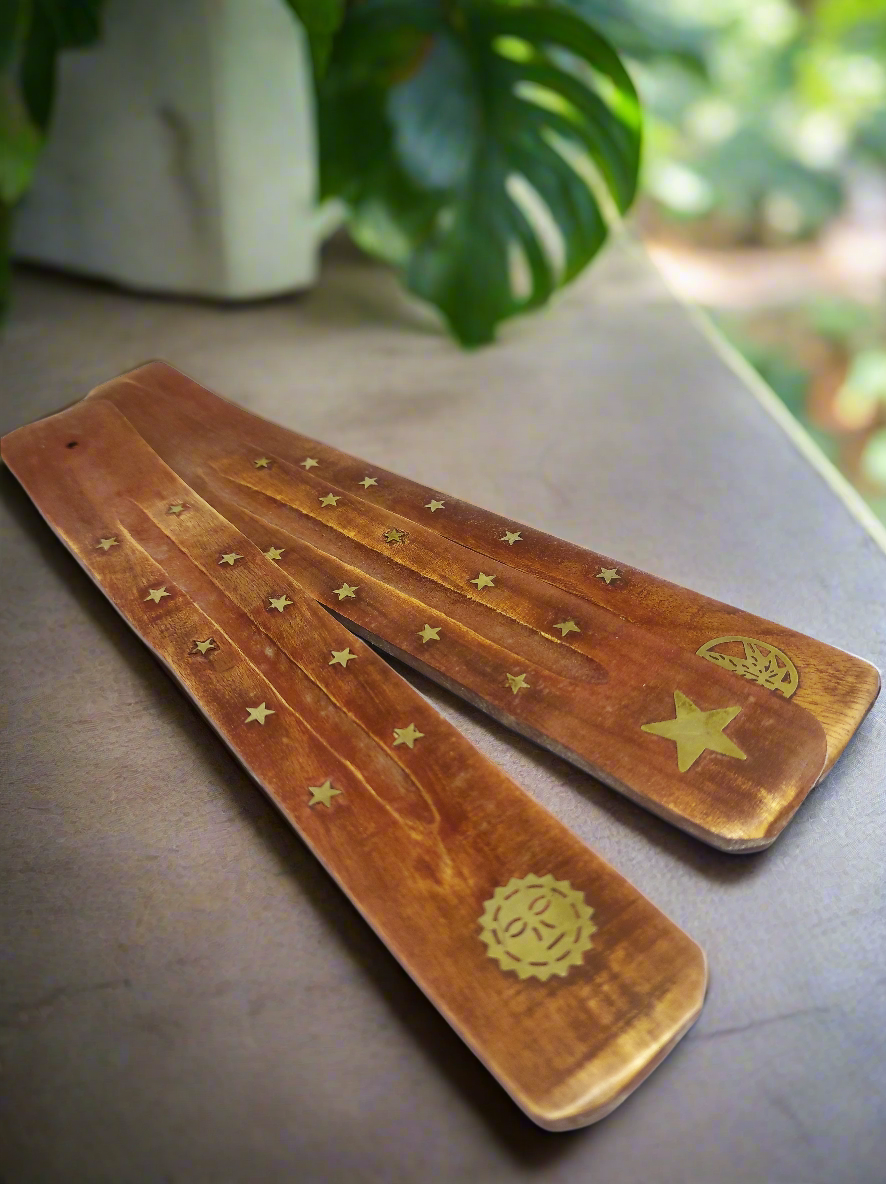 Porte-encens en bois