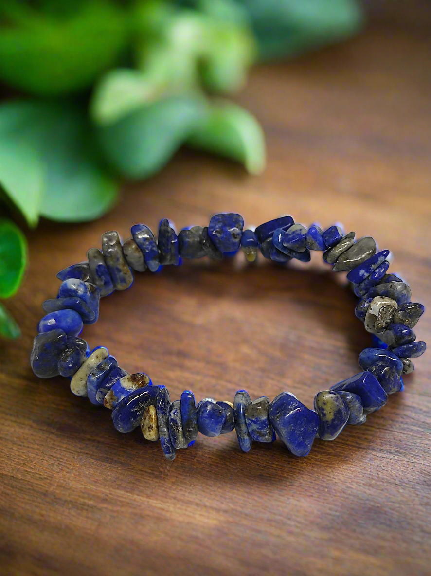 Bracelet baroque "Sagesse" Lapis lazuli