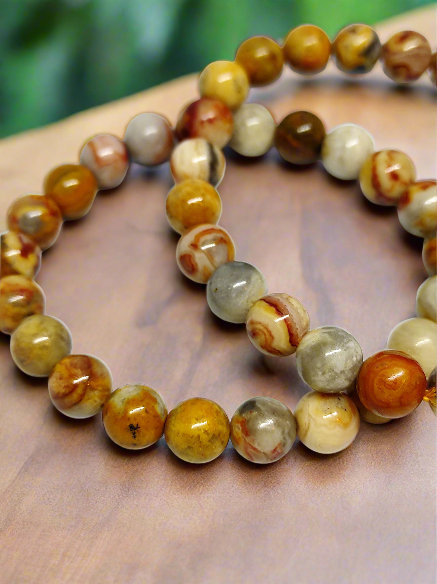 Bracelet "Joie" Agate Crazy lace