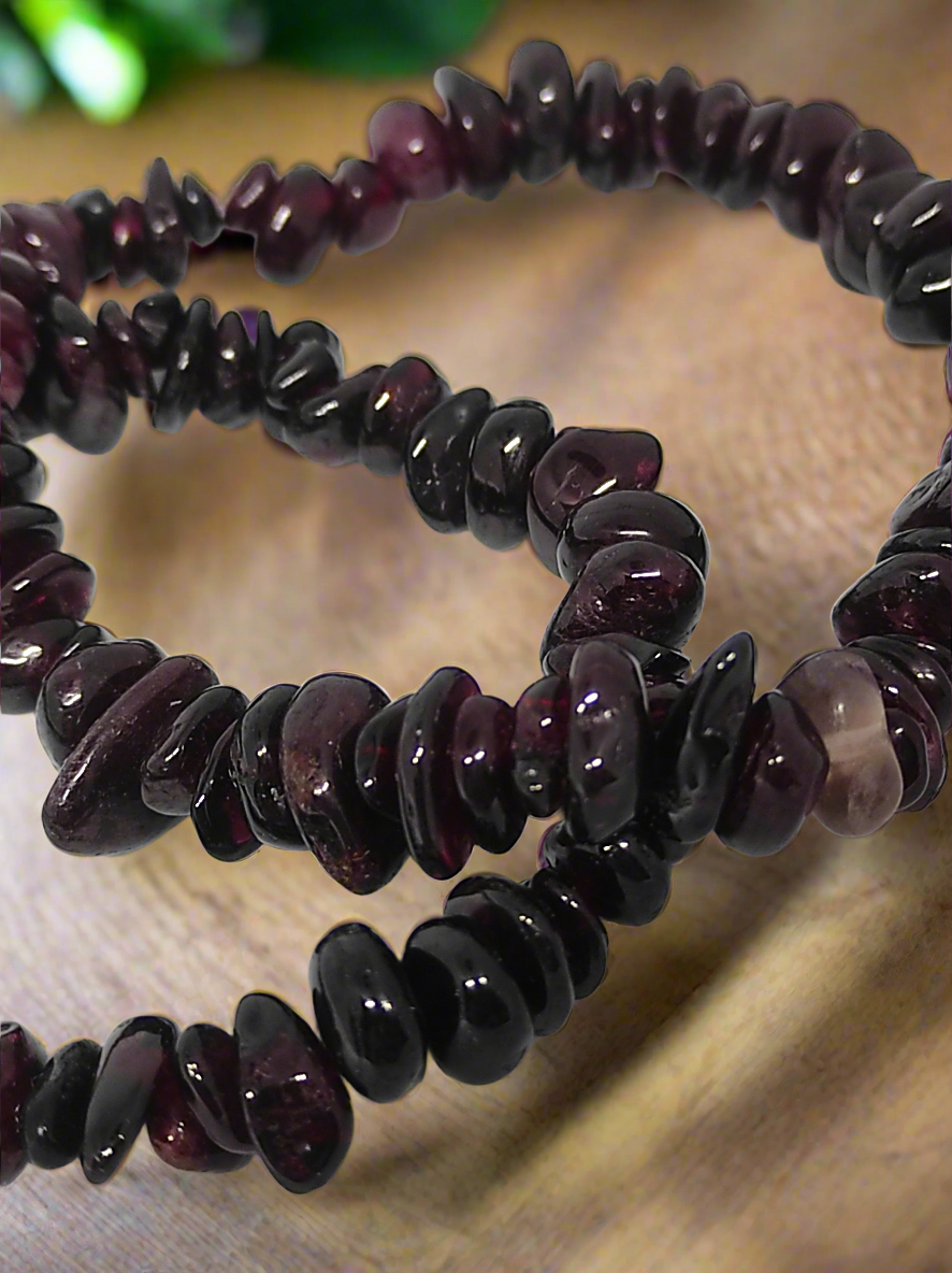 Bracelet baroque "Bravoure" Grenat Almandin