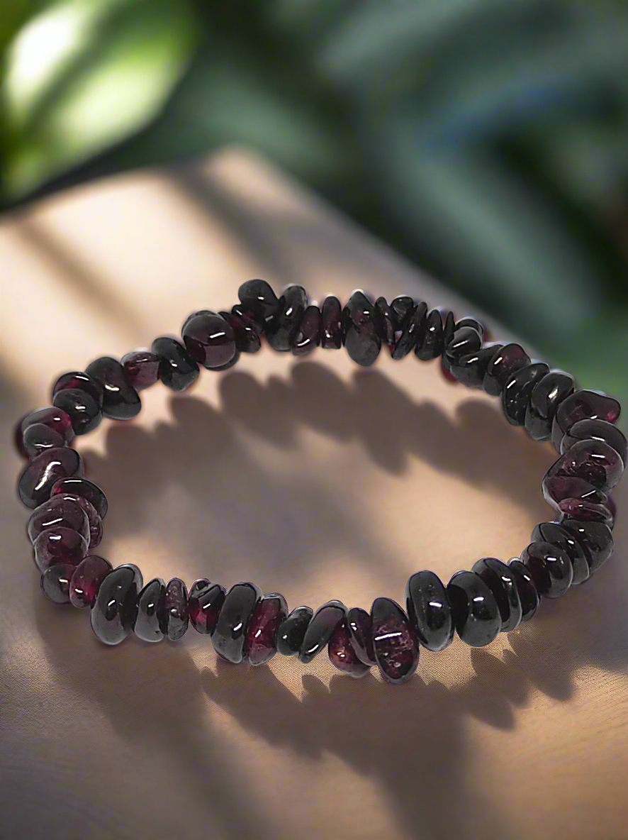 Bracelet baroque "Bravoure" Grenat Almandin