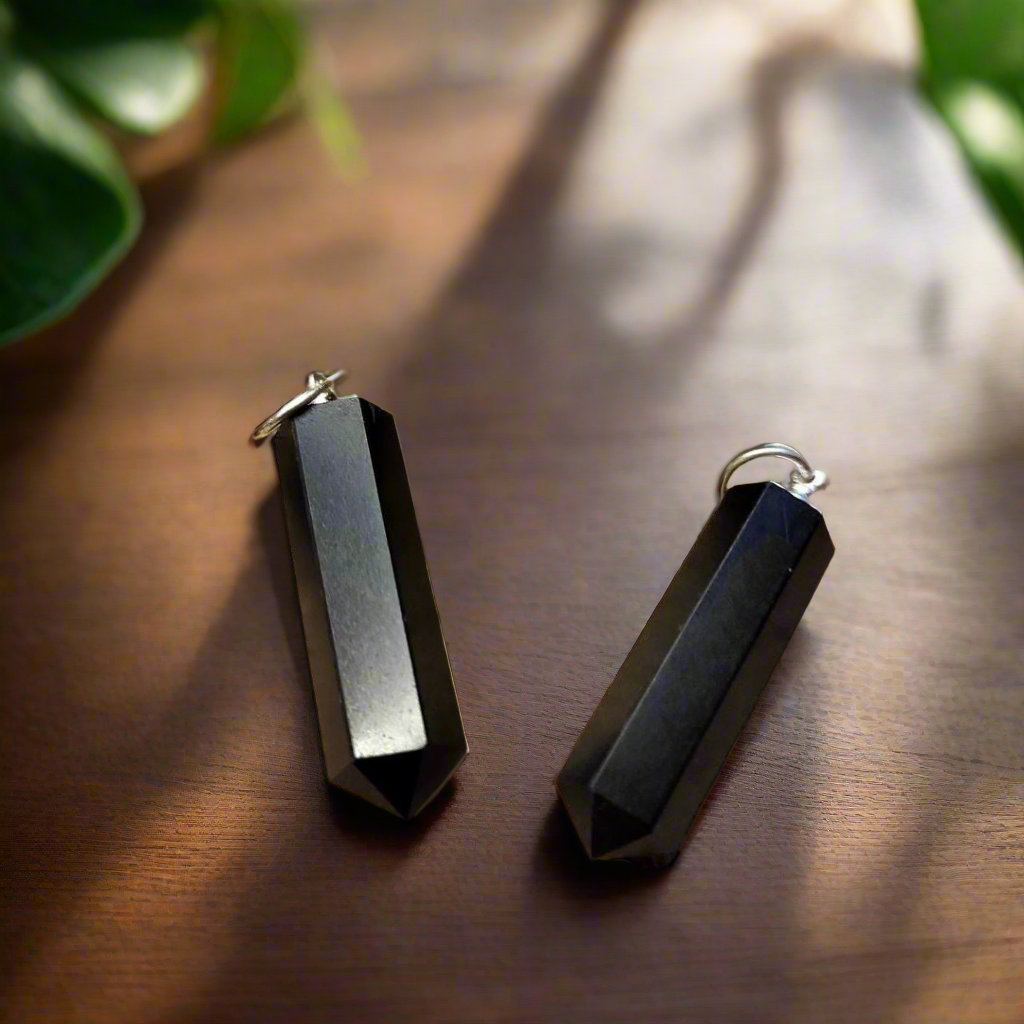 Pendentif pointe "Protection" Onyx