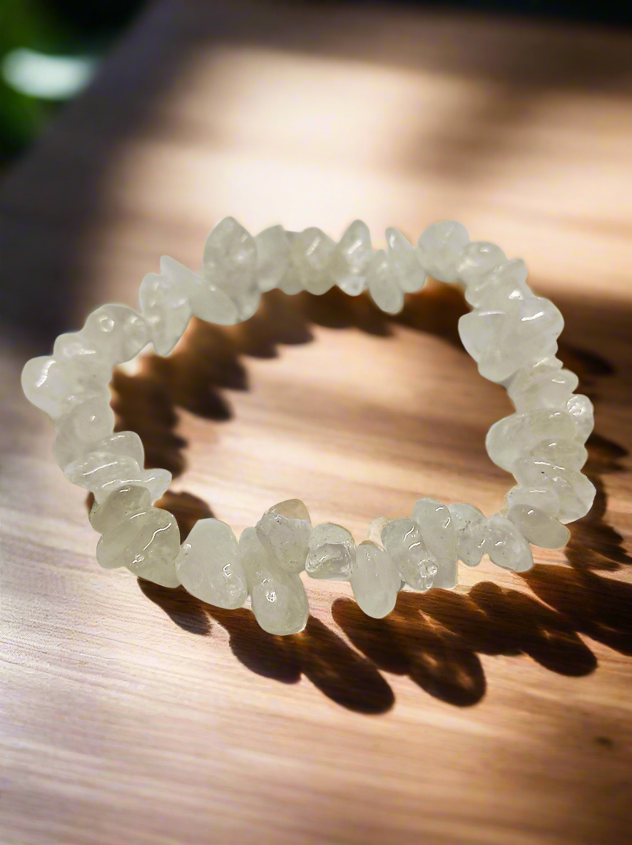 Bracelet baroque "Clairvoyance" Cristal de roche