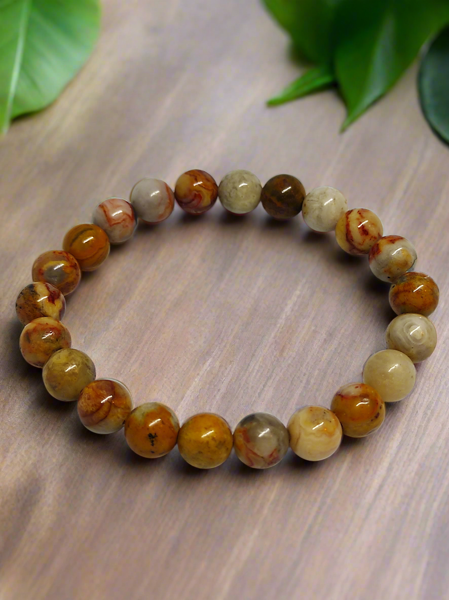Bracelet "Joie" Agate Crazy lace