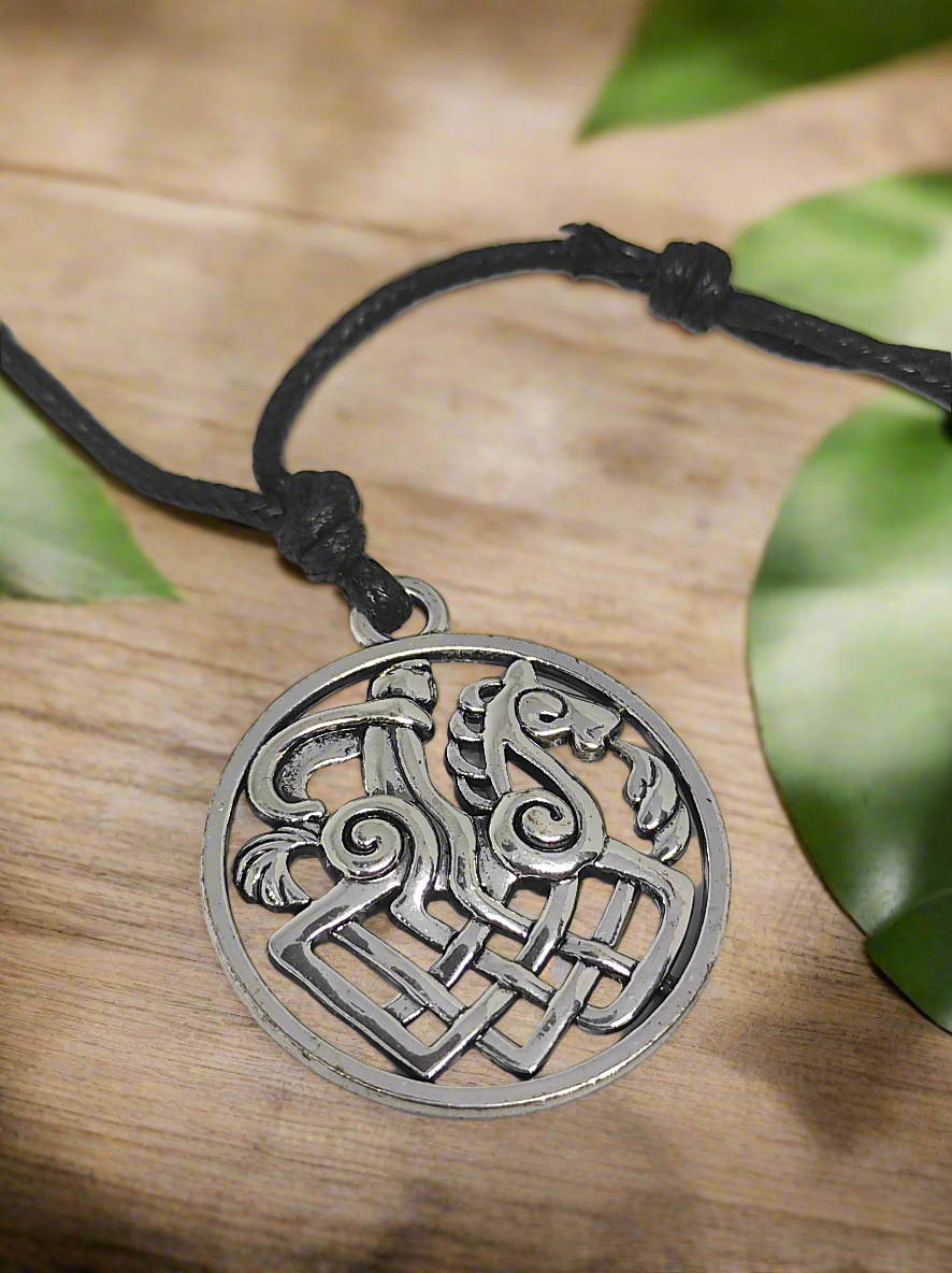Odin riding Sleipnir pendant