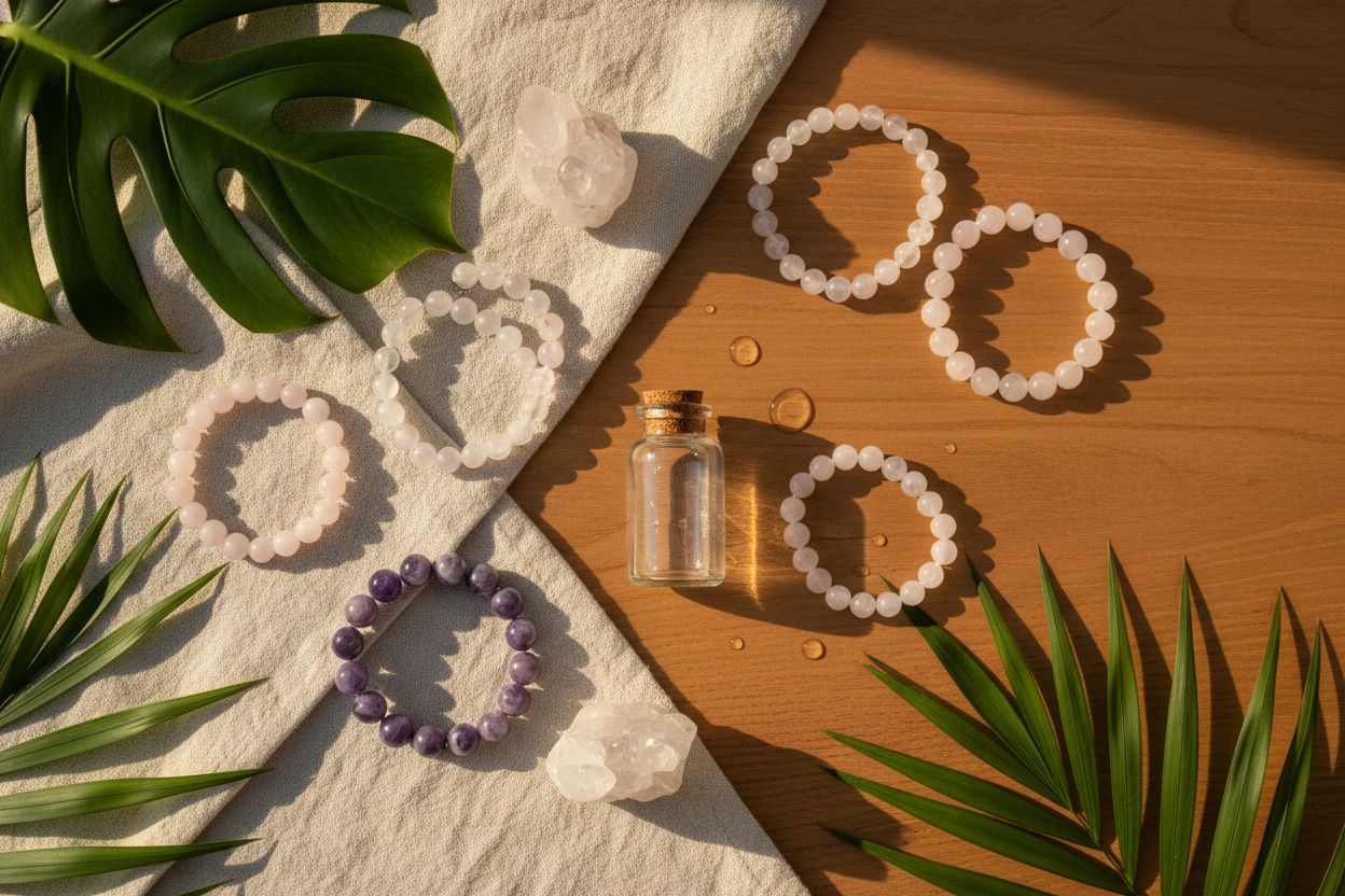 Comment entretenir vos bijoux en pierres naturelles : nettoyage, purification et stockage