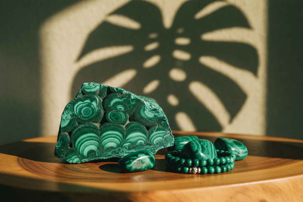 Tout savoir sur la malachite : la pierre de la transformation et de la croissance