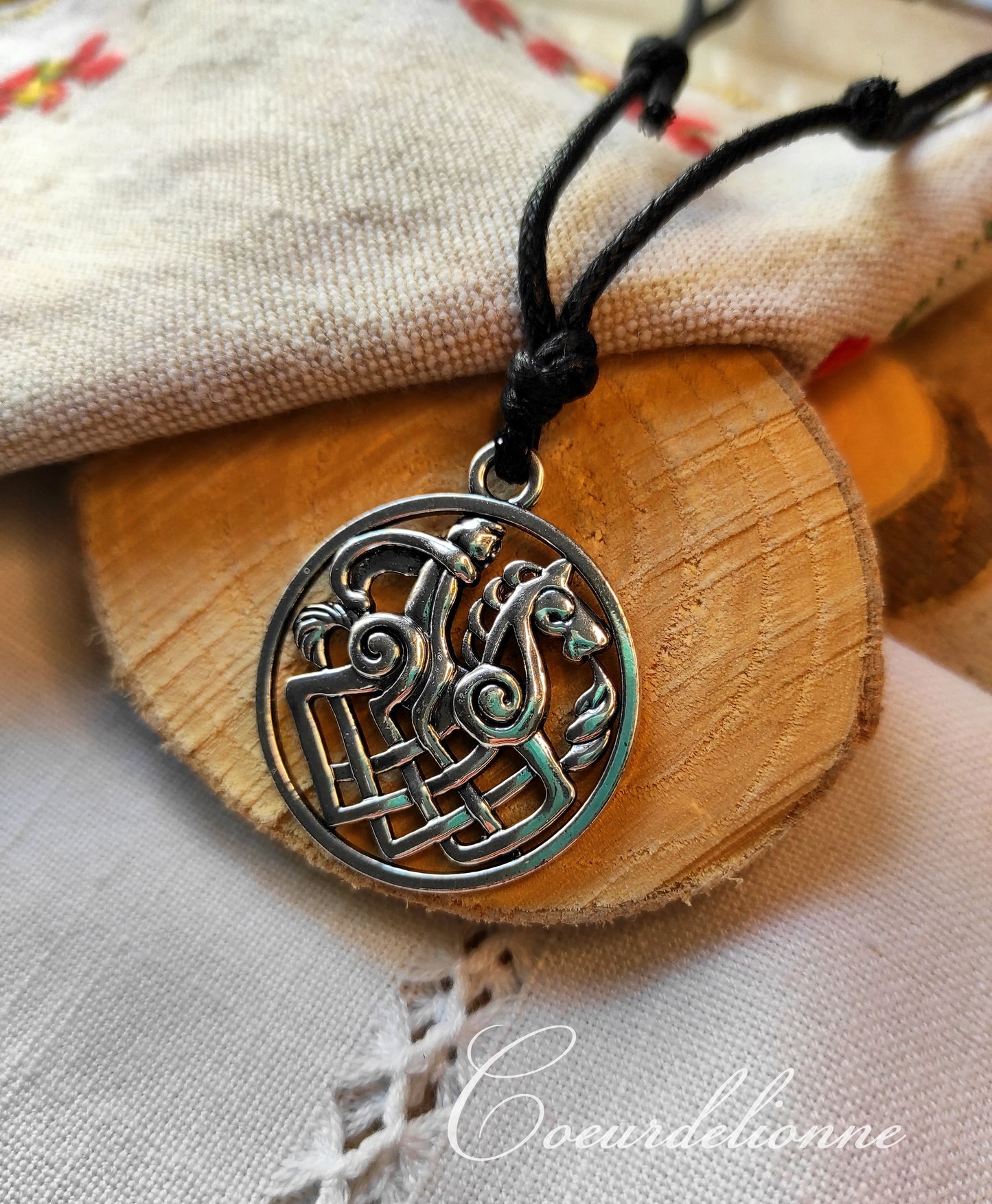 Odin riding Sleipnir pendant