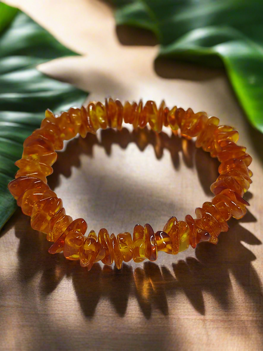 Bracelet baroque "Dynamisme" Ambre de la Baltique