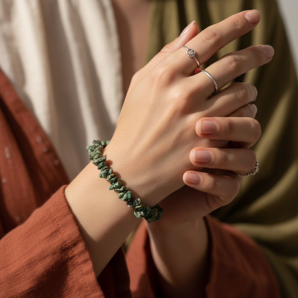 Bracelet baroque Harmonie Turquoise africaine