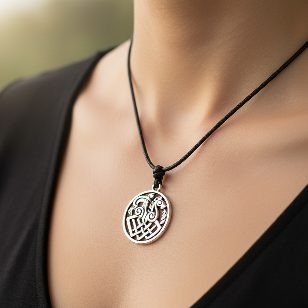 Odin riding Sleipnir pendant