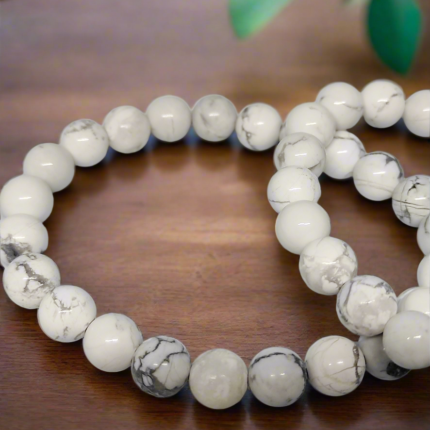 Bracelet Réconfort Howlite blanche