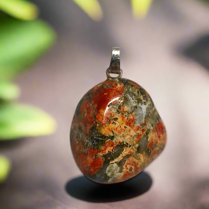 Pendentif Libération Unakite