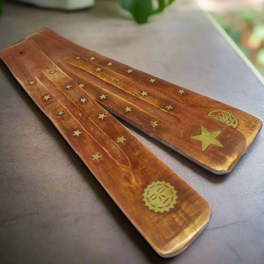 Porte encens en bois