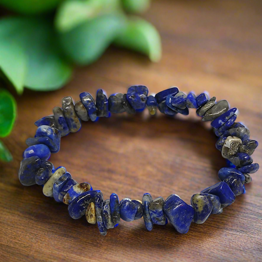 Bracelet baroque Sagesse Lapis lazuli