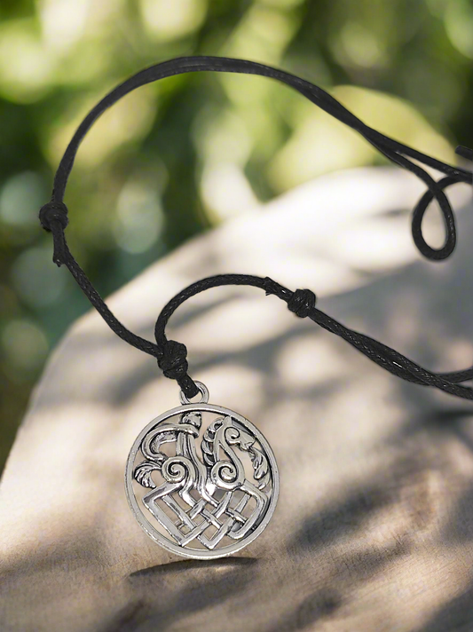 Odin riding Sleipnir pendant