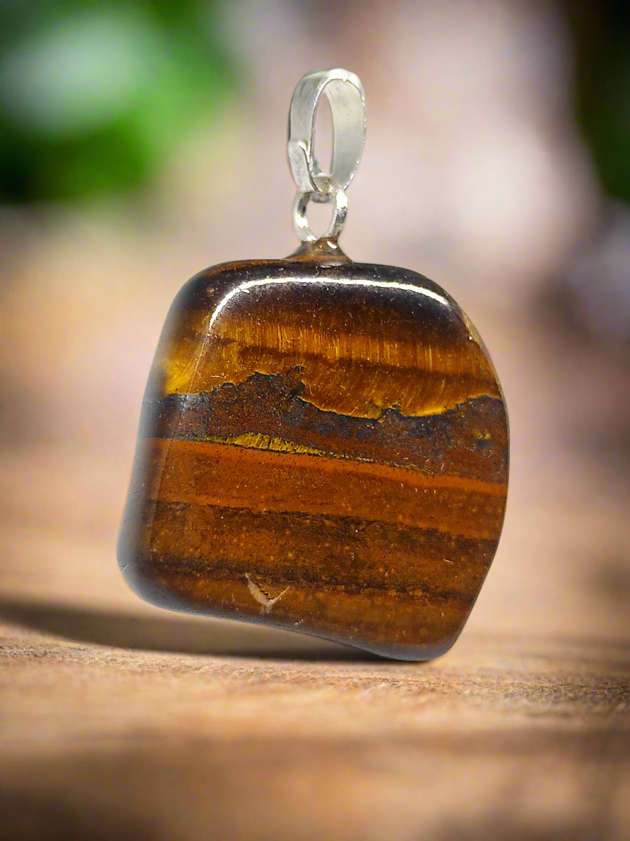 Pendentif "Force" Oeil de tigre