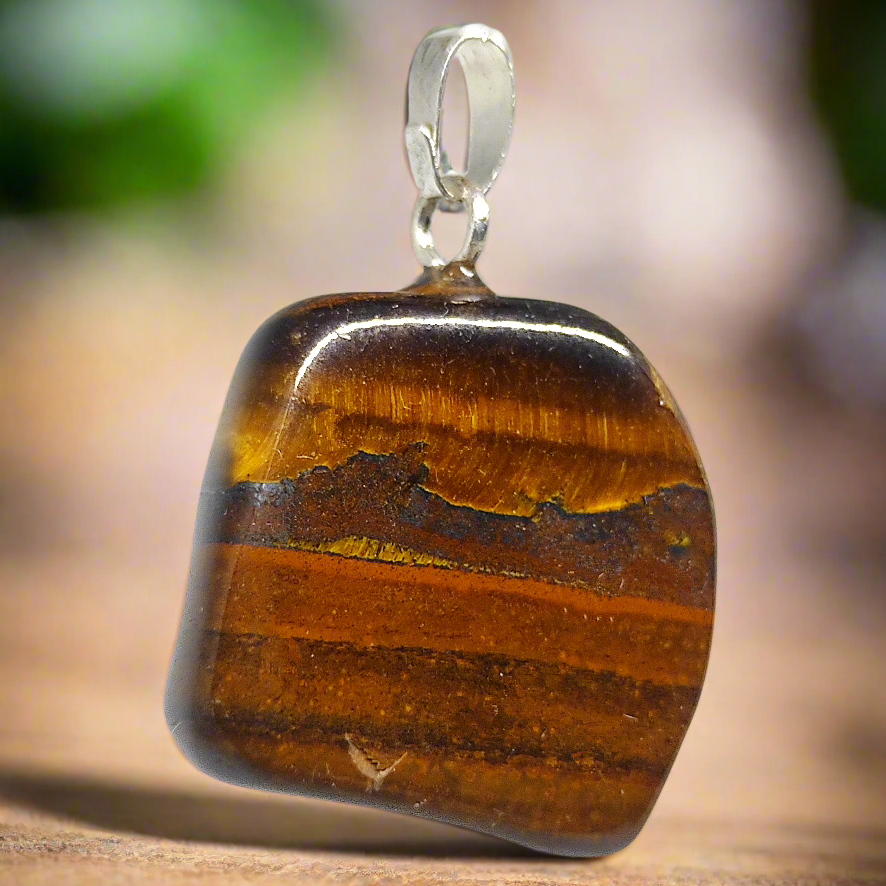 Pendentif Force Œil de tigre