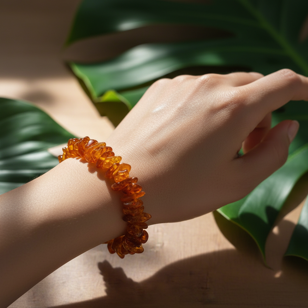 Bracelet baroque Dynamisme Ambre de la Baltique