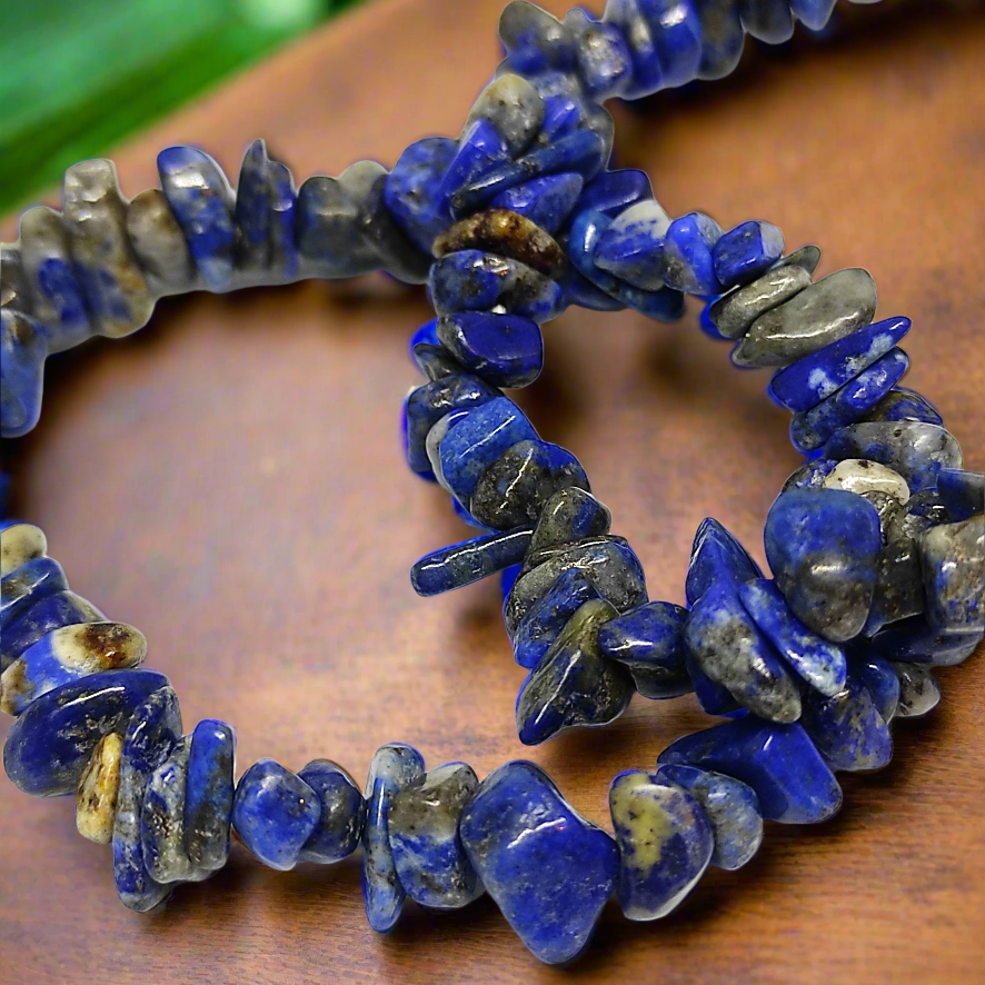 Bracelet baroque Sagesse Lapis lazuli