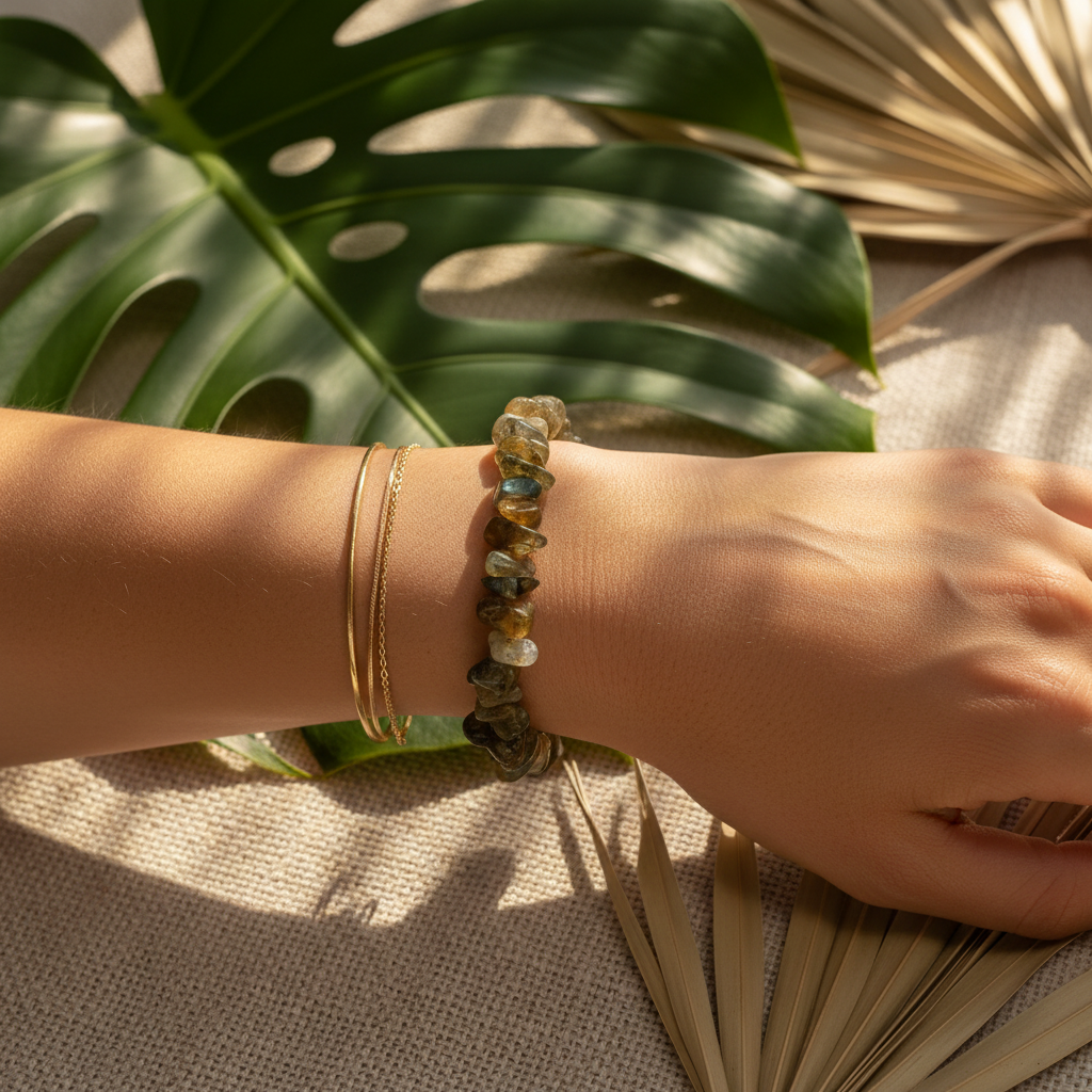 Bracelet baroque Lumière Labradorite