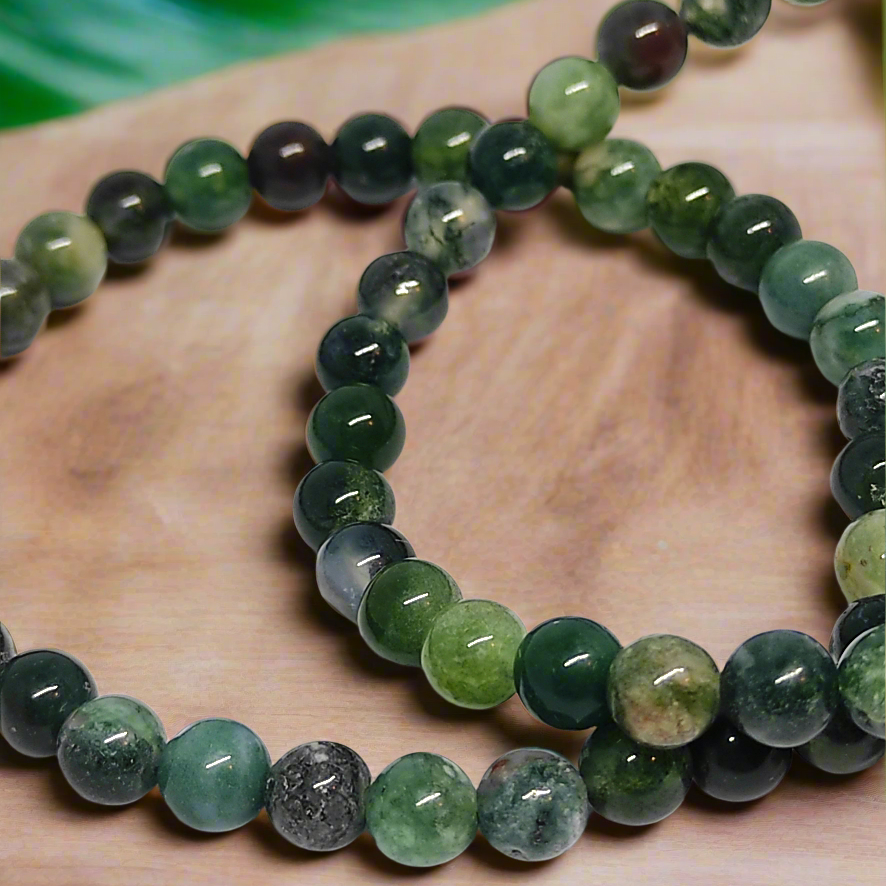 Bracelet Ancrage Agate mousse