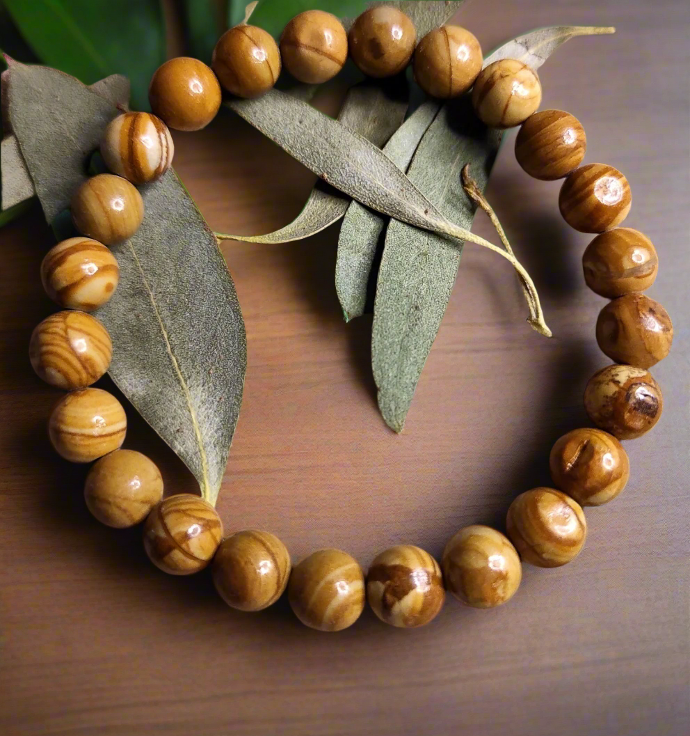 Bracelet "Apaisement" Jaspe paysage