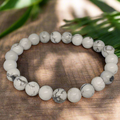 Bracelet Réconfort Howlite blanche