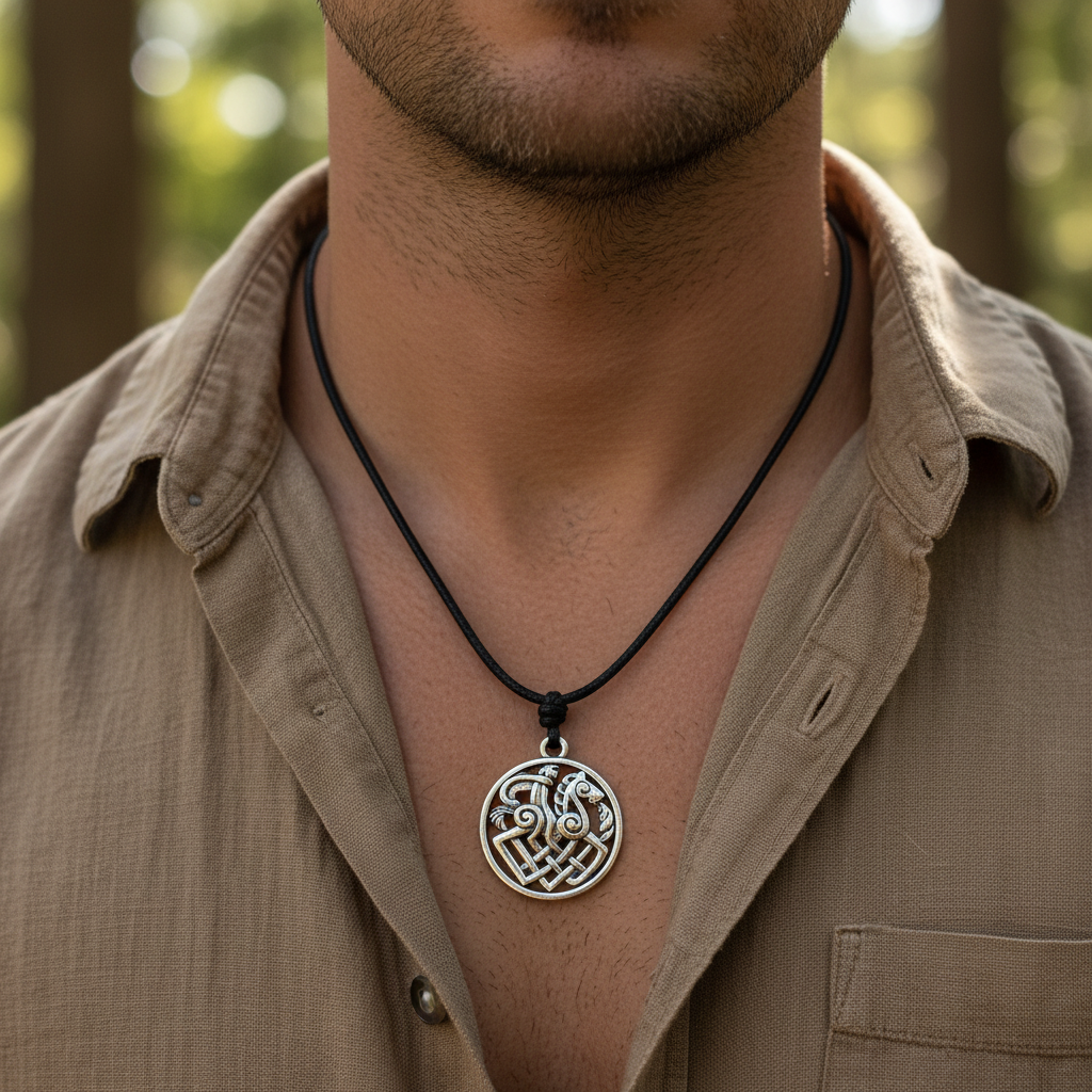 Odin riding Sleipnir pendant