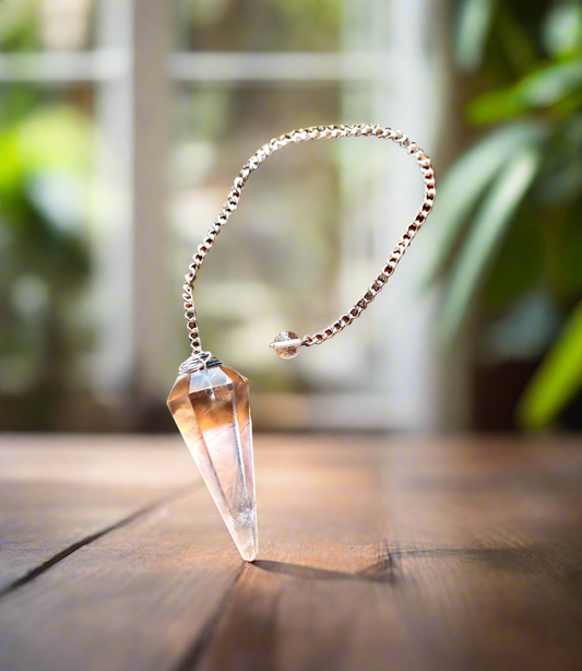 Pendule "Clairvoyance" Cristal de roche