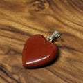 Pendentif cœur Vitalité Jaspe rouge
