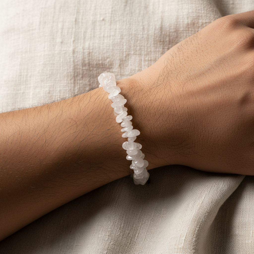 Bracelet baroque Clairvoyance Cristal de roche