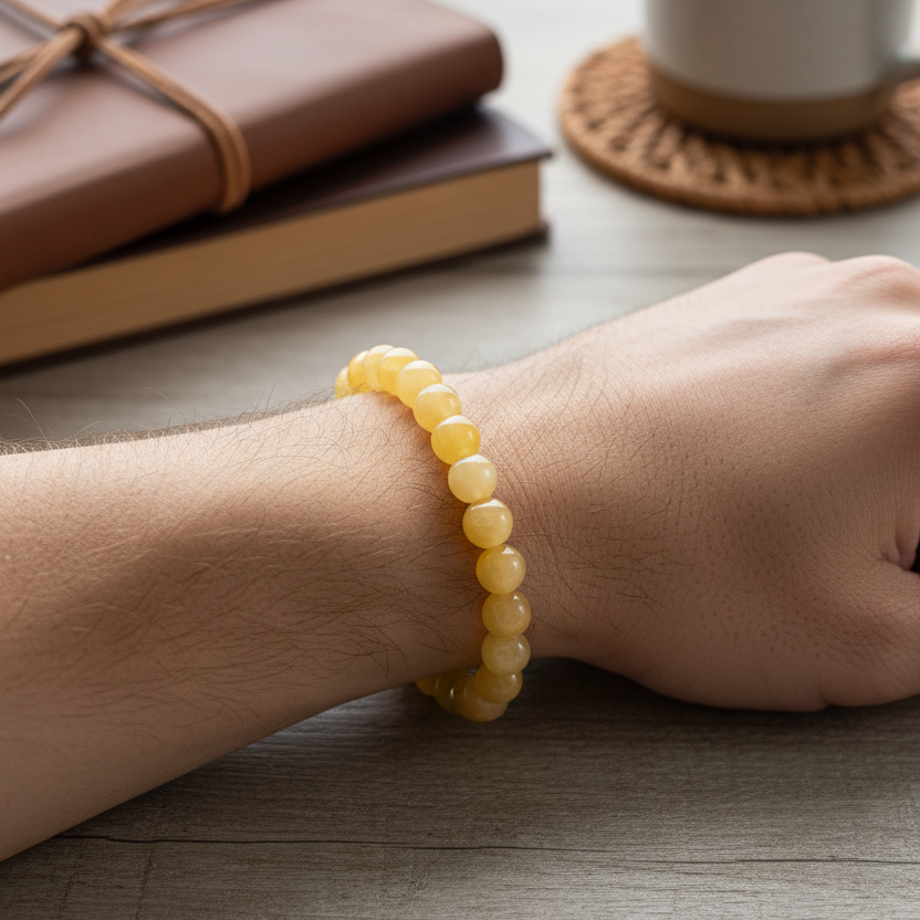 Bracelet Enthousiasme Calcite orange