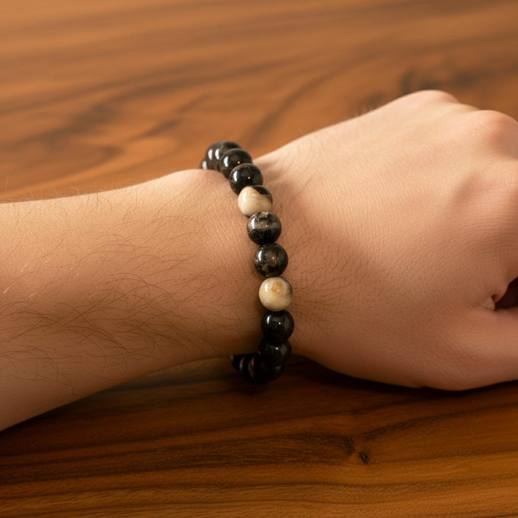Bracelet Clarté protégée Tourmaline noire avec Quartz