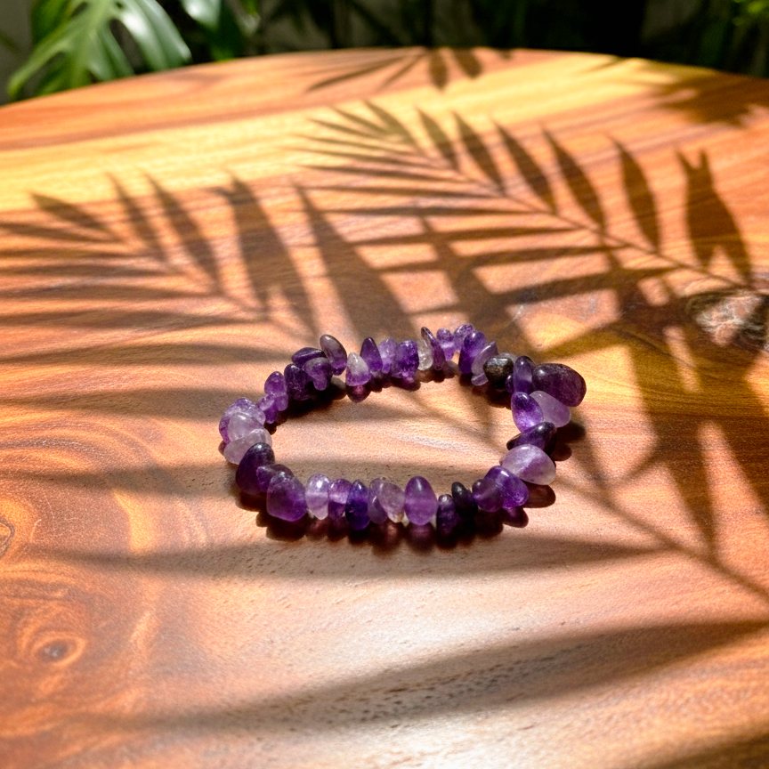 Bracelet baroque Intuition Améthyste du Brésil