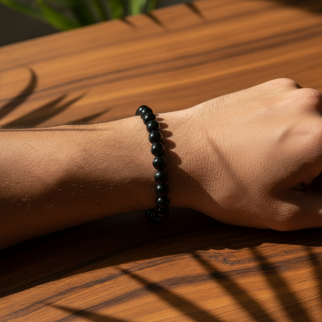 Bracelet Confiance Obsidienne noire