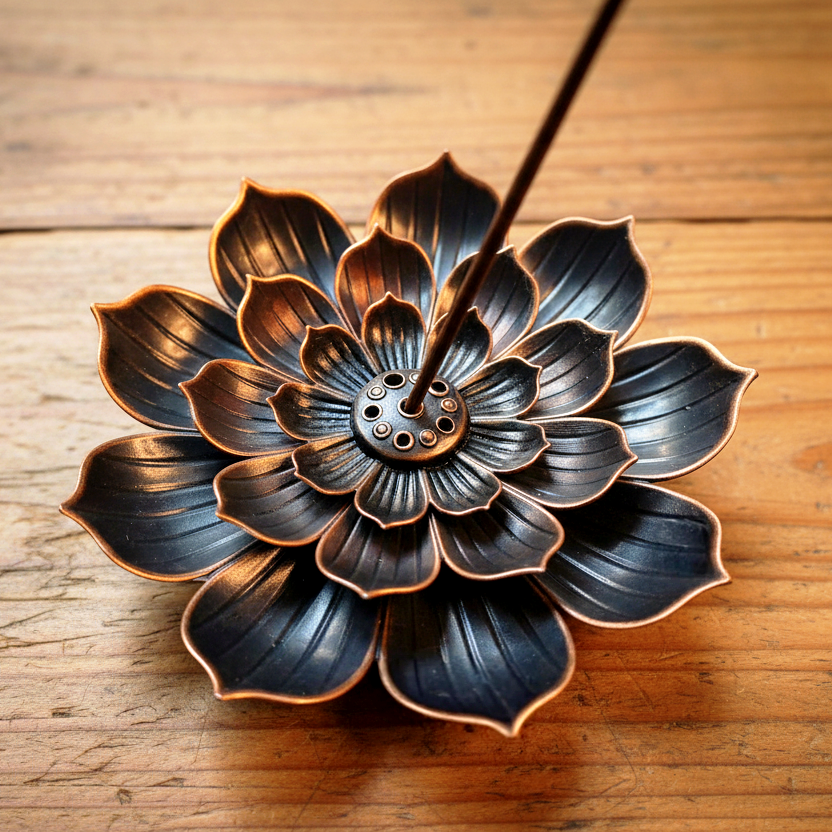 Porte encens Fleur de lotus