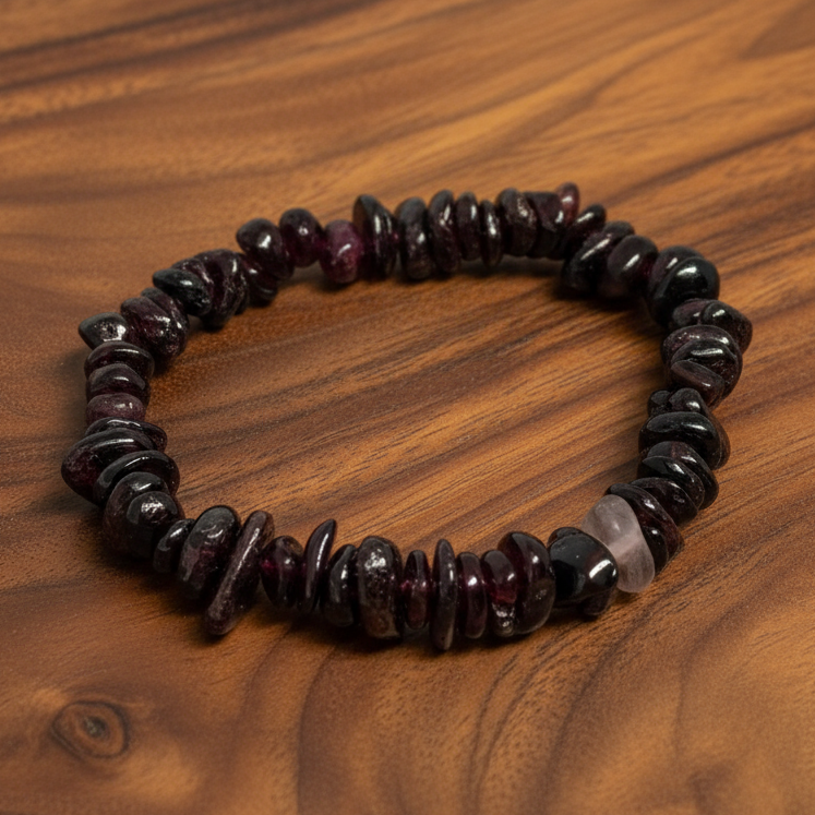 Bracelet baroque Bravoure Grenat Almandin