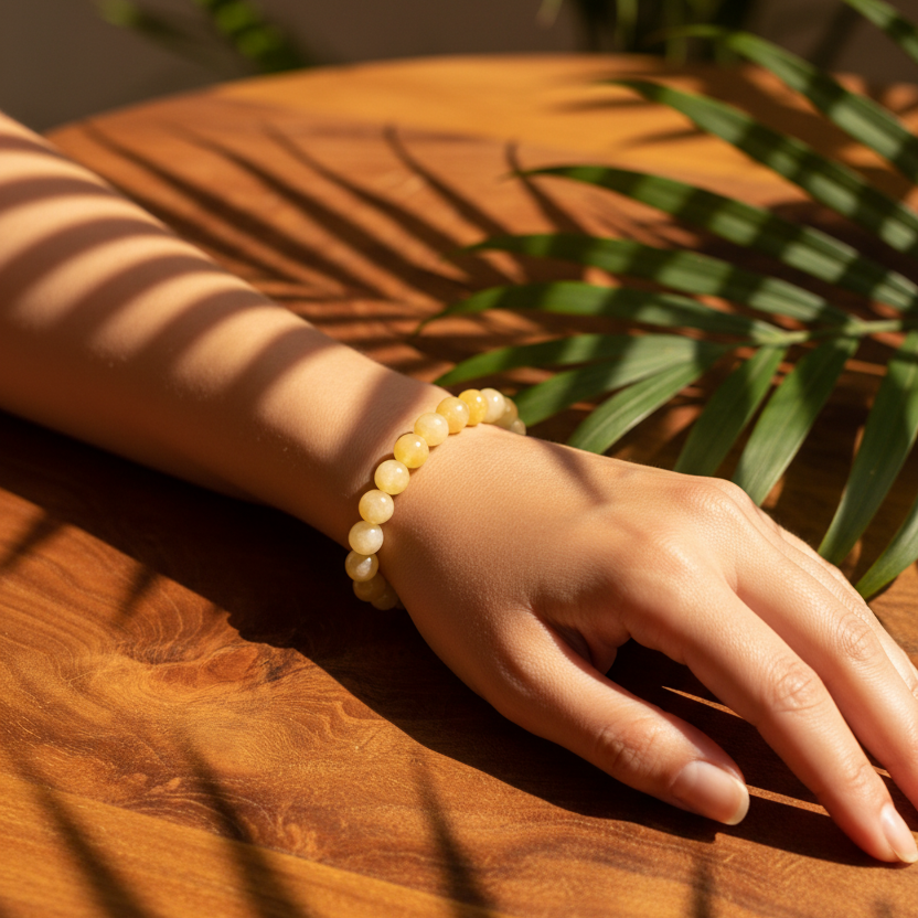 Bracelet Enthousiasme Calcite orange