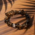 Bracelet baroque Clarté Profonde Quartz Fumé
