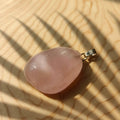 Pendentif Amour Quartz rose