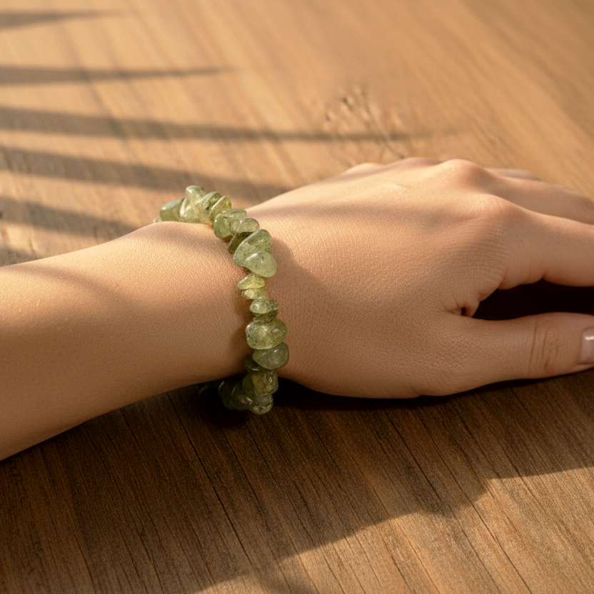 Bracelet baroque Bienveillance Préhnite