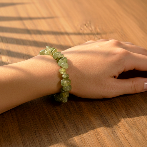 Bracelet baroque Bienveillance Préhnite