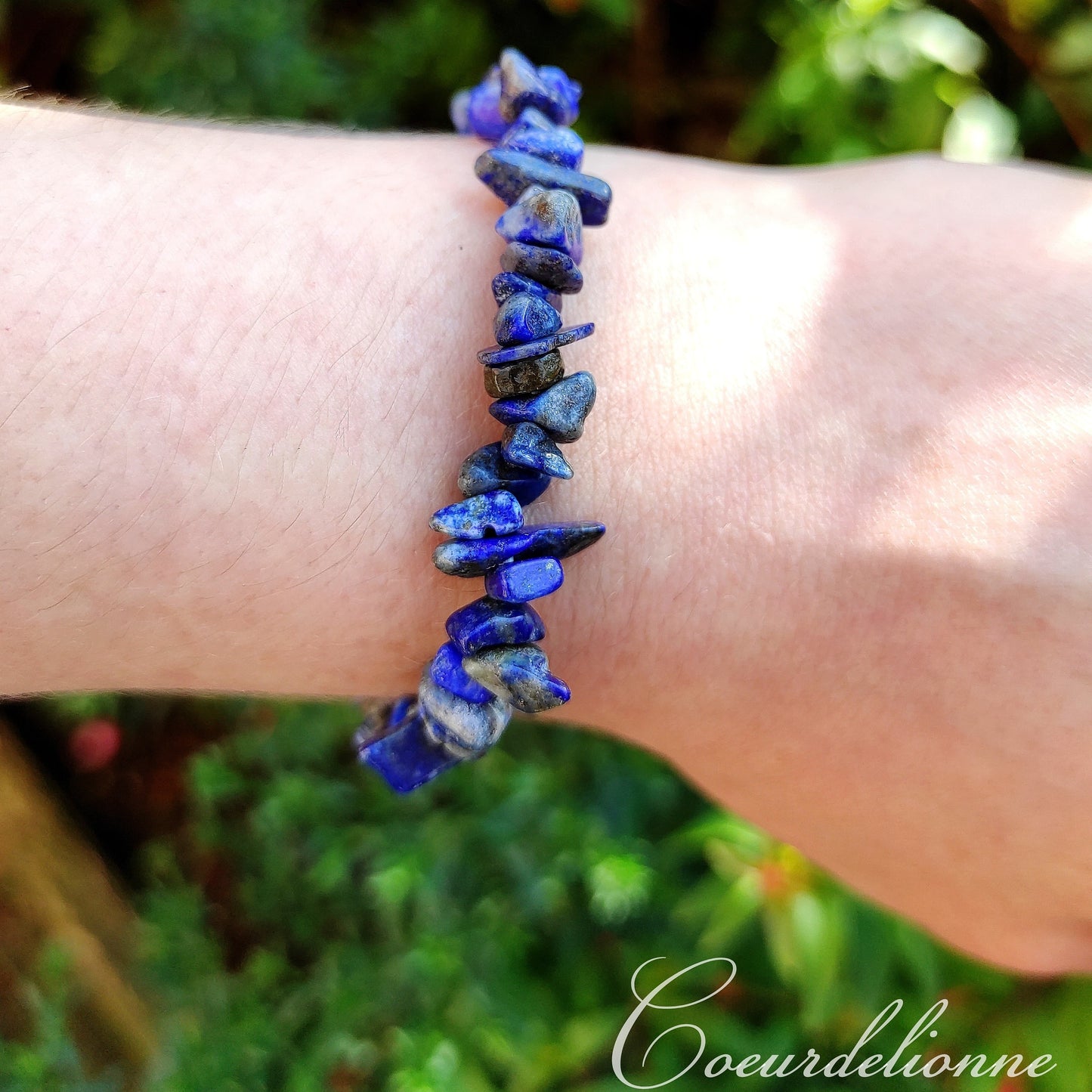 Bracelet baroque "Sagesse" Lapis lazuli