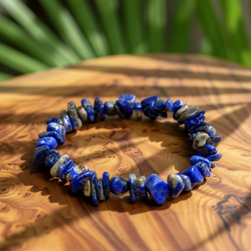 Bracelet baroque Sagesse Lapis lazuli