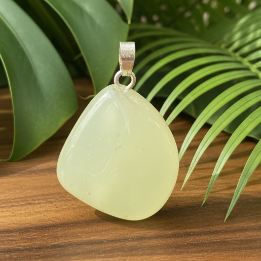 Pendentif Équilibre Jade néphrite