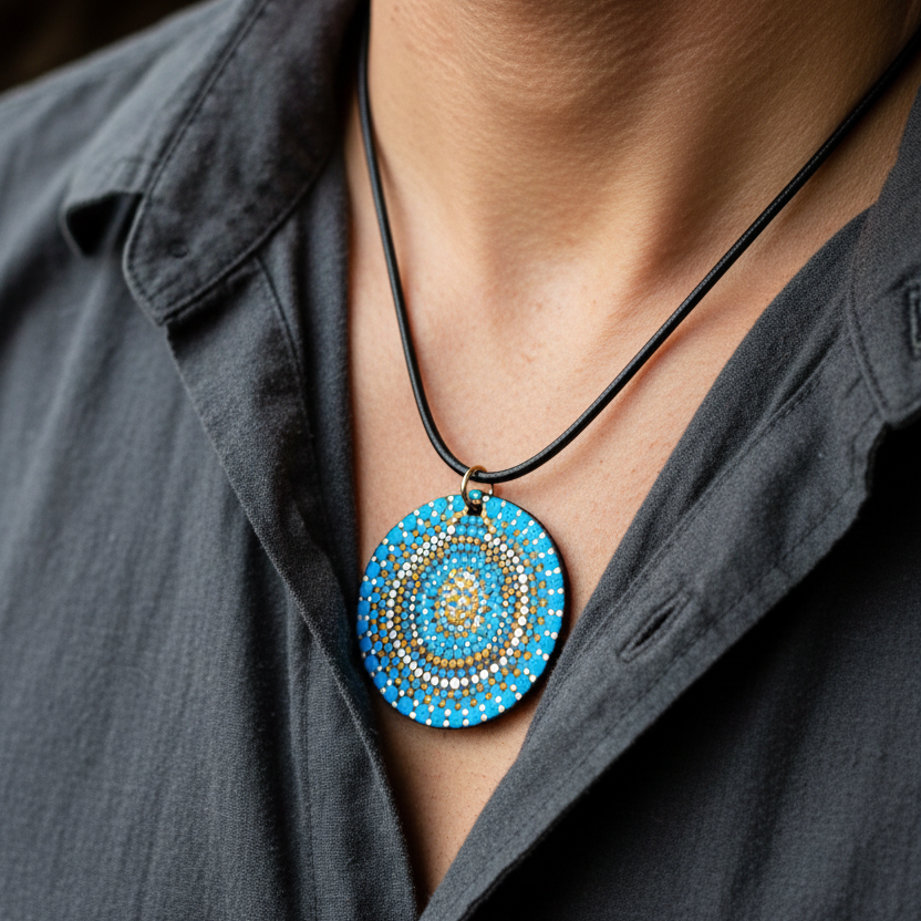 Pendentif Ondes d'azur