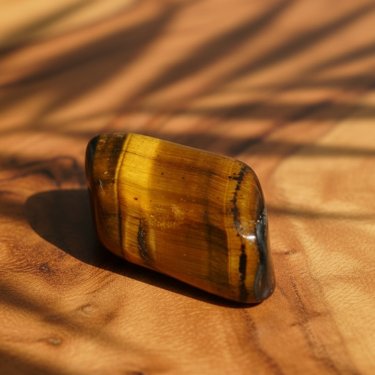 Pierre roulée Œil de tigre