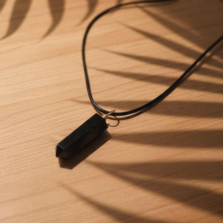 Pendentif pointe Protection Onyx